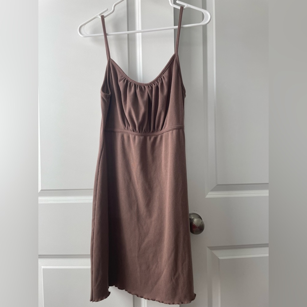 medium soft brown dress
